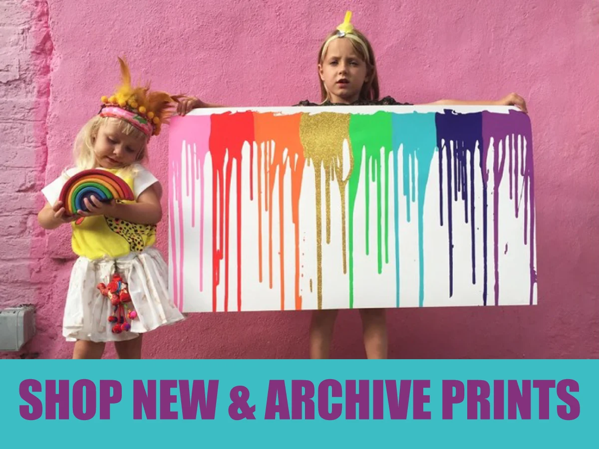 Rainbow print shop